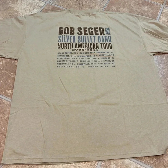2006-2007 Bob Seger & the silver bullet band concert tour shirt 2XL short sleeve - Picture 7 of 7